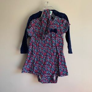 Carter’s Dress Cardigan Set NWT